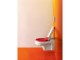 Laufen Flora Kids - WC Sedátko s poklopem pro závěsný klozet 820031, odnímatelné, bílá a červená