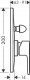 Hansgrohe Vernis Blend - Baterie vanová pod omítku, s tělesem, matná černá 71473670