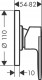 Hansgrohe Vernis Blend - Baterie sprchová pod omítku, s tělesem, matná černá 71663670