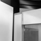 Mereo Lima - Sprchový kout, Lima, čtverec, 80x80x190 cm, chrom ALU, sklo Point, dveře pivotové