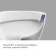 Mereo  - WC závěsné, RIMLESS, 530x355x360, keramické, vč. sedátka CSS113S