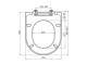 Alcadrain Pro více sérií - WC sedátko se softclose 35,4x42,7 cm, duroplast, bílá