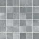 Rako REBEL - mozaika 30x30 cm, tmavě šedá mat