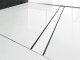 Alcadrain Glass - Rošt pro liniový podlahový žlab 105 cm sklo bílá