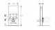 Geberit Monolith - Sanitární modul pro závěsné WC, 101 cm, spodní přívod vody, bílá