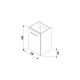 Jika Lyra Plus - Viva Skříňka pod umývátko 40 cm, 33,9x31,8x55 bílá