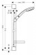 Hansgrohe Croma 100 - sprchový set s tyčí 90 cm, 4jet, chrom 27771000