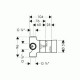 Hansgrohe Trio/Quattro - Základní těleso, uzavírací a přepínací ventil pod omítku 15981180