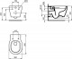 Ideal Standard Connect - WC závěsné, 36x34x54 cm, Rimless, Plus bílá E8174MA