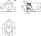 Ideal Standard Tesi - WC závěsný Aquablade T007901