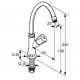 KLUDI Standard - Stojánkový ventil, chrom