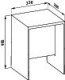Laufen Kartell - Stolička 330x280x465 mm, krystal transparentní