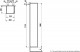 Laufen Ino - Vysoká skříňka , dveře vpravo 360x305x1800 mm